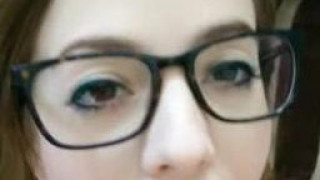 Look how big she smiles when he cums in to her mouth.