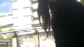 日本妹自拍露出4