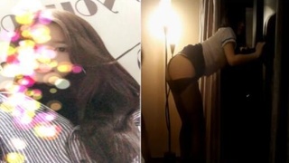 [不能只有我看到!]兼職模特琪琪完全大開放!高翹屁股的趴在陽台求操，\"噗茲\"一進入水已超多