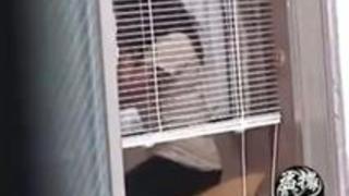 【オナニー隠撮】隣家覗き　幼馴染の女の子が枕でめっちゃ股間擦ってるんだがｗｗｗ