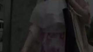 ナンパ巨乳美女に中出し