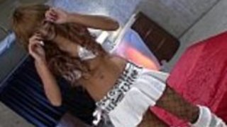 アジアの指と偽陰茎の弾幕