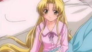 アニメガールは彼女の最初の時間のセックスを受け取ります