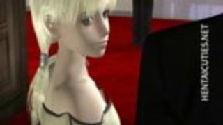 ブロンディ3D変態ひよこが犯さおっぱいを取得します