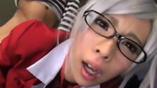 【希咲エマ】アニメコスのエロギャルがバックからアナルにぶち込まれイキ狂う