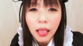 【つぼみ】精液大好きなスケベメイドがご主人様のフェラ抜きザーメンを美味しくごっくん！